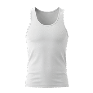 White Mens Tank Top